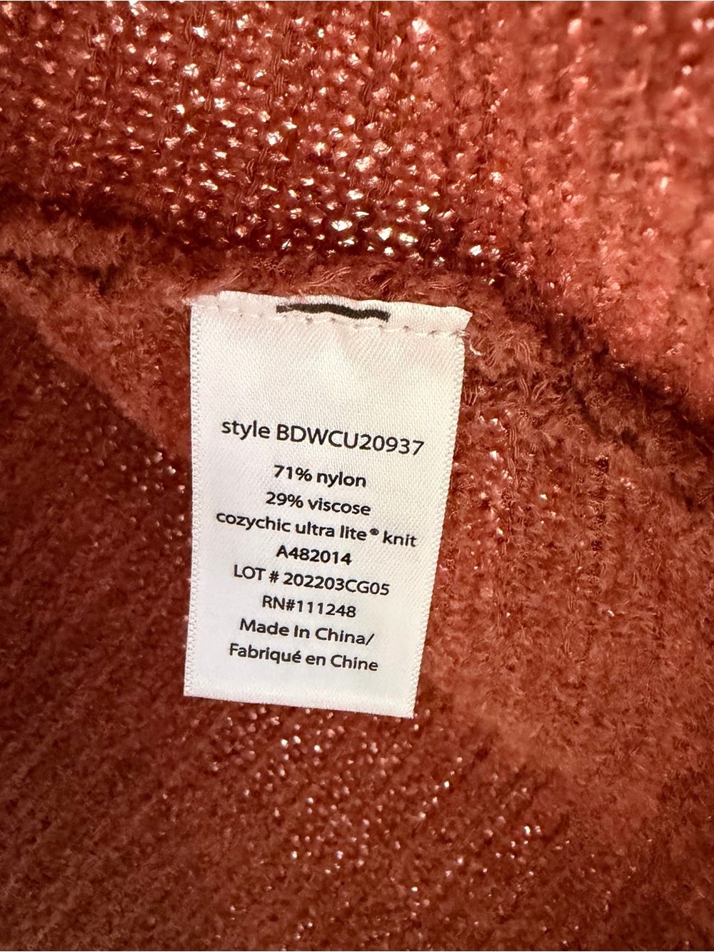 Barefoot Dreams CozyChic Ultra Lite Mixed Stitch Dolman Pullover - Picture 8 of 8